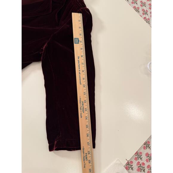 Vtg womens Polo Ralph Lauren Velvet Blazer Christmas Victorian Goth Sz L - Picture 7 of 10